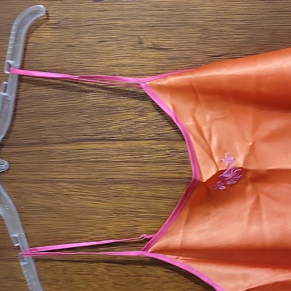 NWOT Kathryn polyester sleepwear orange - Picture 3 of 5